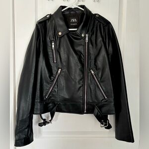 Zara Faux Leather Jacket